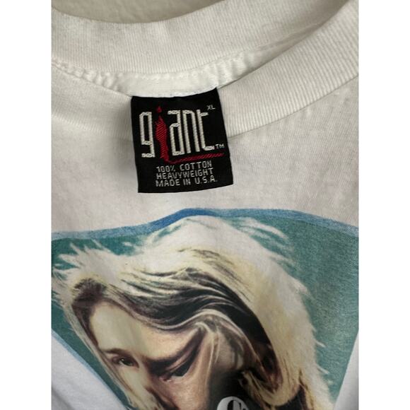 Kurt Cobain (1967-1994) Memorial Vintage Tshirt Reprint Giant Tag - Picture 7 of 7